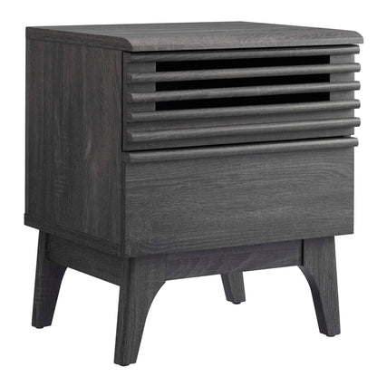 Render Nightstand by Modway - Charcoal / Oak / Walnut (MOD-7071)