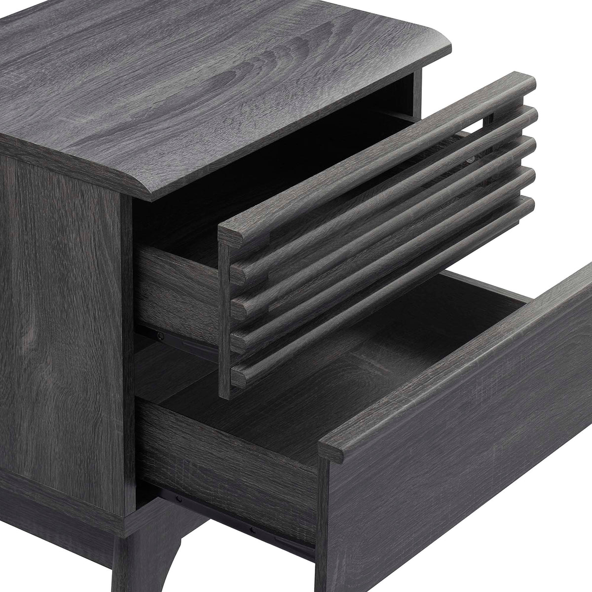 Render Nightstand by Modway - Charcoal / Oak / Walnut (MOD-7071)