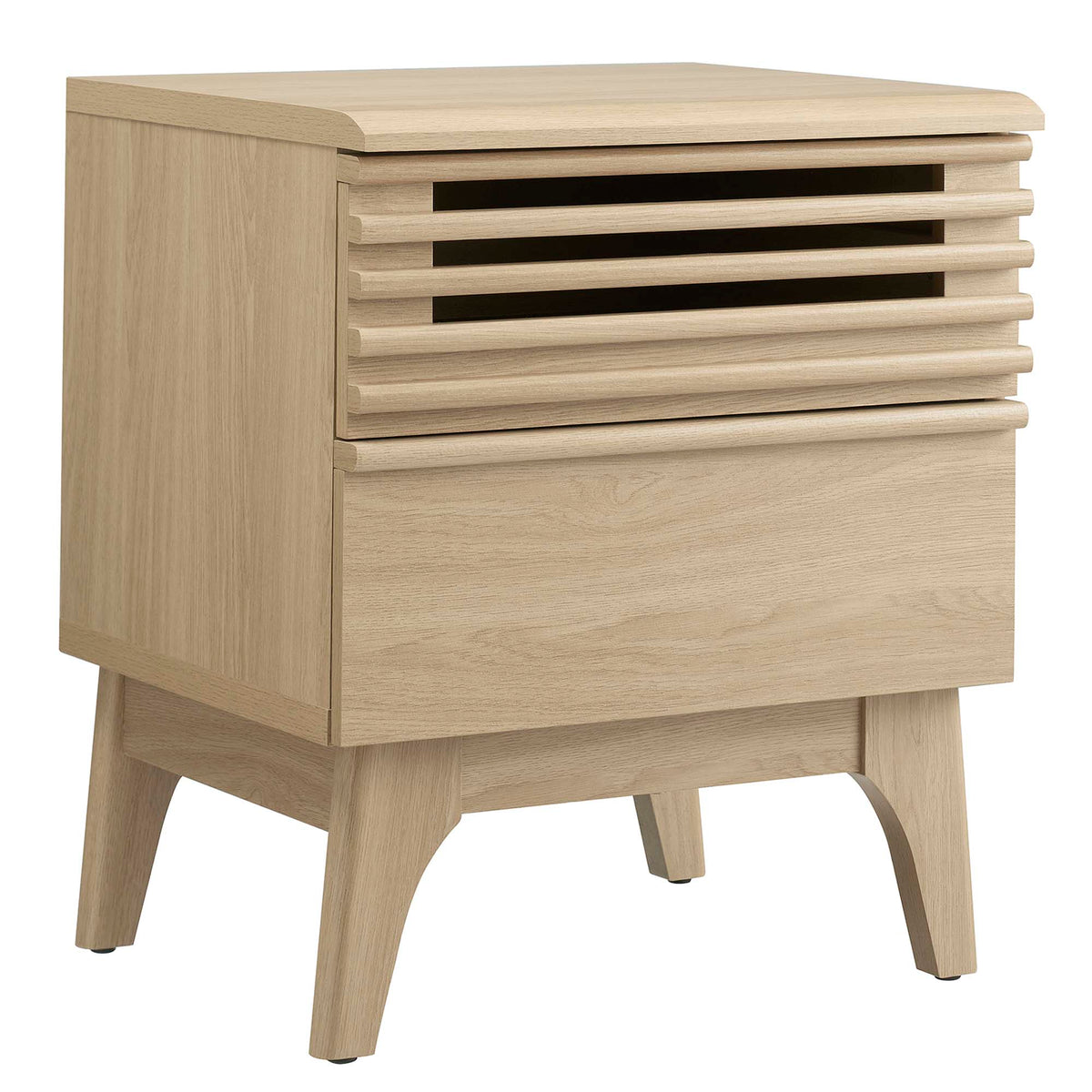 Render Nightstand by Modway - Charcoal / Oak / Walnut (MOD-7071)