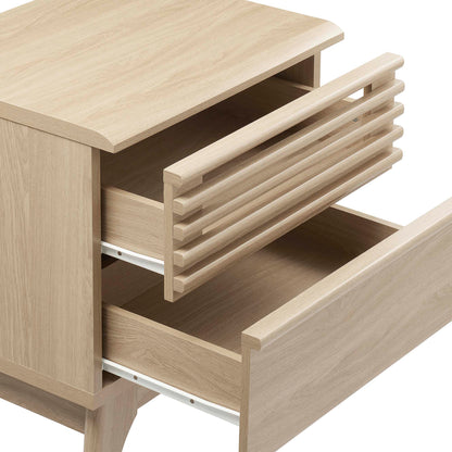Render Nightstand by Modway - Charcoal / Oak / Walnut (MOD-7071)