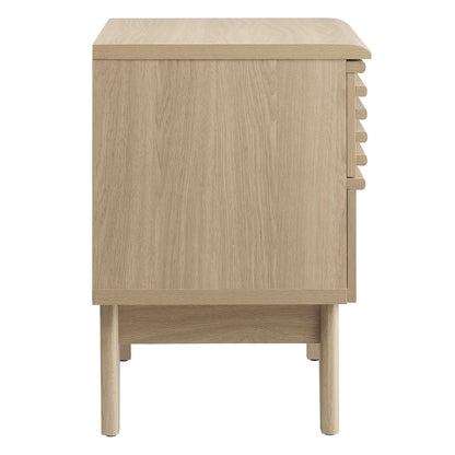 Render Nightstand by Modway - Charcoal / Oak / Walnut (MOD-7071)