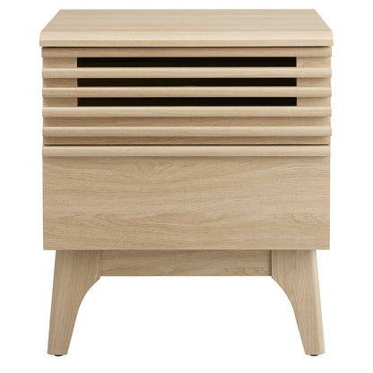Render Nightstand by Modway - Charcoal / Oak / Walnut (MOD-7071)