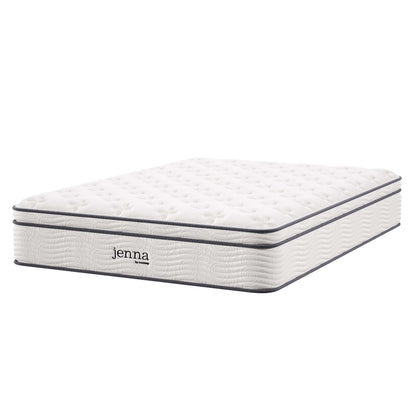Jenna 12" Innerspring and Foam Full Mattress by Modway