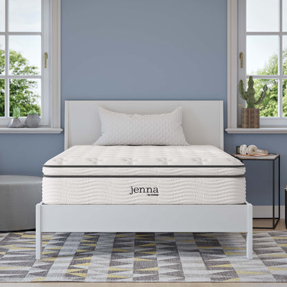 Jenna 12" Innerspring and Foam Full Mattress by Modway