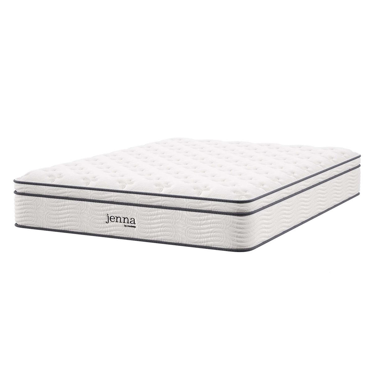 Jenna 12" Innerspring and Foam Queen Mattress by Modway