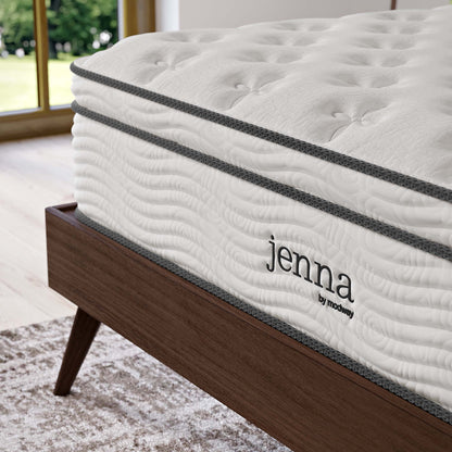 Jenna 12" Innerspring and Foam Queen Mattress by Modway