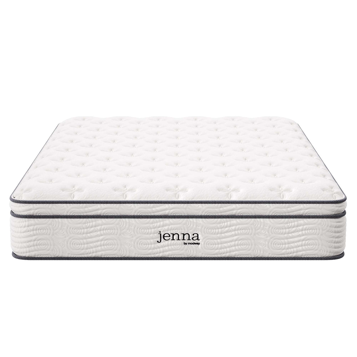 Jenna 12" Innerspring and Foam Queen Mattress by Modway