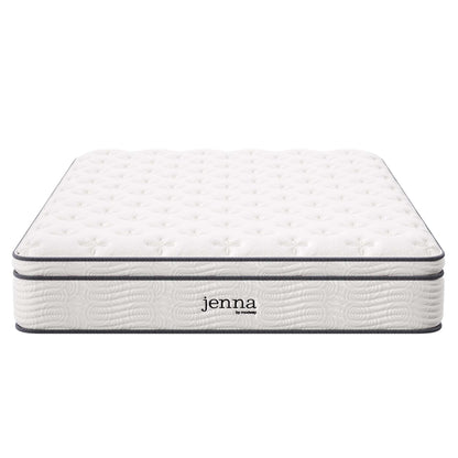 Jenna 12" Innerspring and Foam Queen Mattress by Modway