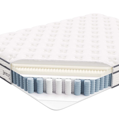 Jenna 12" Innerspring and Foam Queen Mattress by Modway