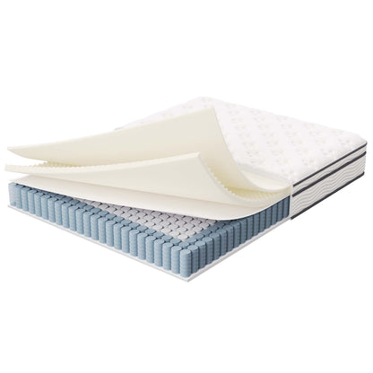 Jenna 12" Innerspring and Foam Queen Mattress by Modway