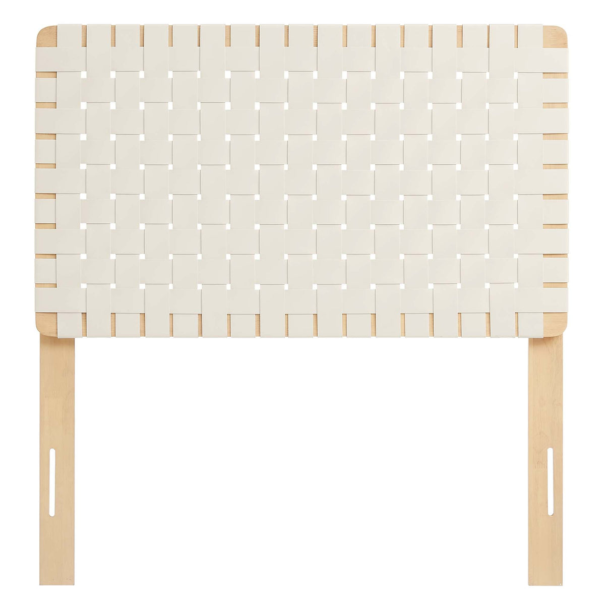 Sparta Weave Vegan Leather Twin Headboard