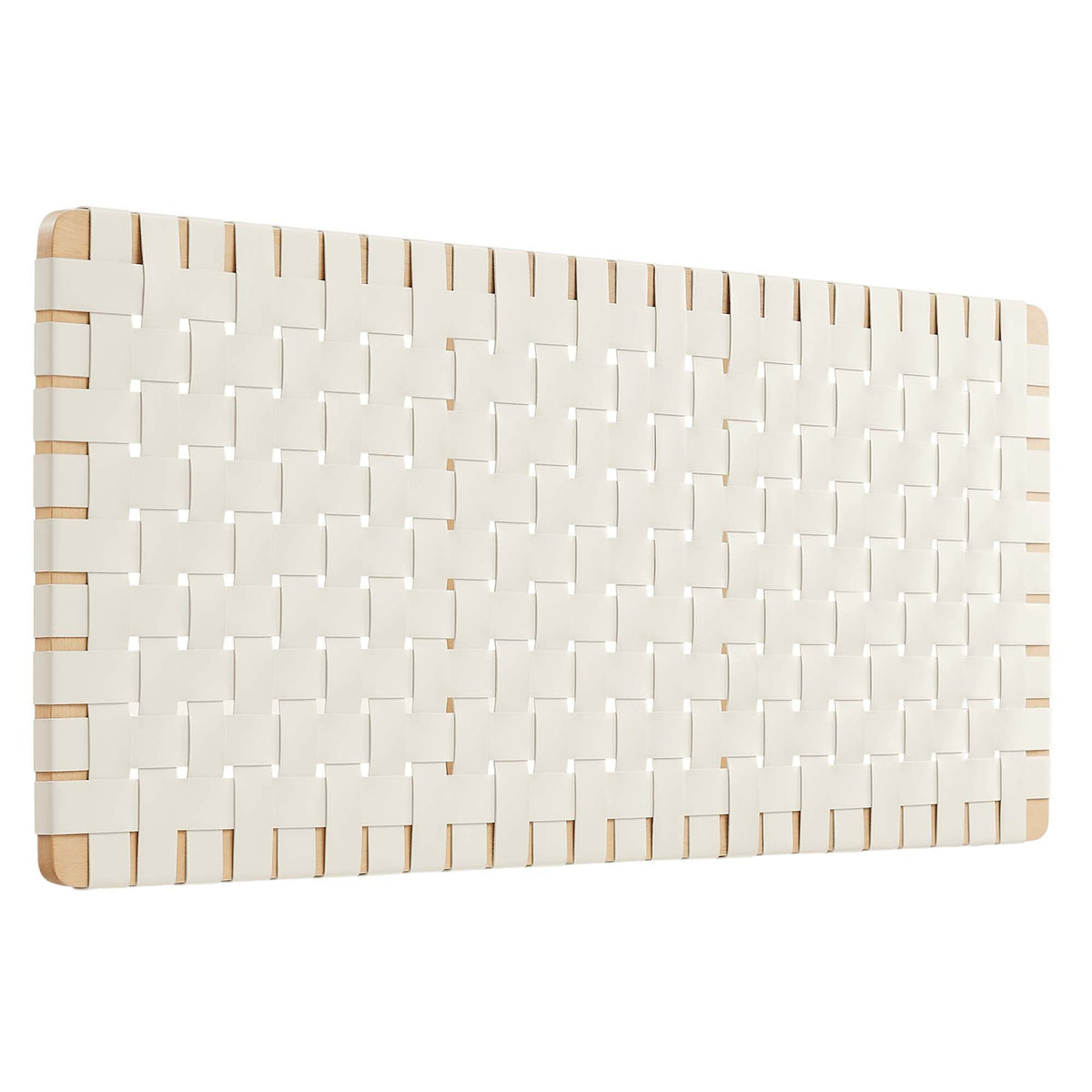 Sparta Weave Vegan Leather Full Headboard by Modway - Natural Beige / Natural Brown / Walnut Black / Walnut Brown (MOD-7122)