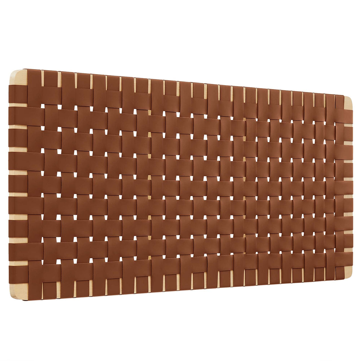 Sparta Weave Vegan Leather Full Headboard by Modway - Natural Beige / Natural Brown / Walnut Black / Walnut Brown (MOD-7122)