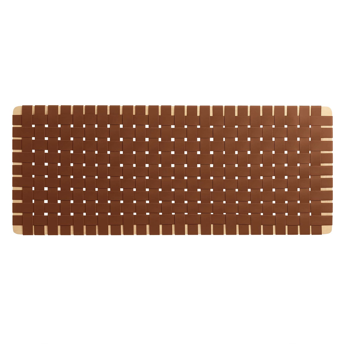 Sparta Weave Vegan Leather Full Headboard by Modway - Natural Beige / Natural Brown / Walnut Black / Walnut Brown (MOD-7122)