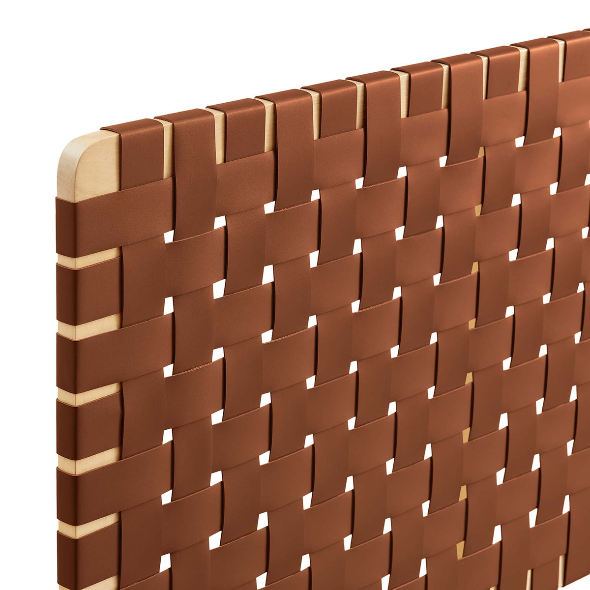 Sparta Weave Vegan Leather Full Headboard by Modway - Natural Beige / Natural Brown / Walnut Black / Walnut Brown (MOD-7122)
