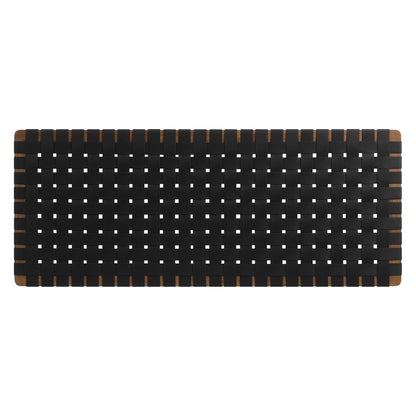 Sparta Weave Vegan Leather Full Headboard by Modway - Natural Beige / Natural Brown / Walnut Black / Walnut Brown (MOD-7122)