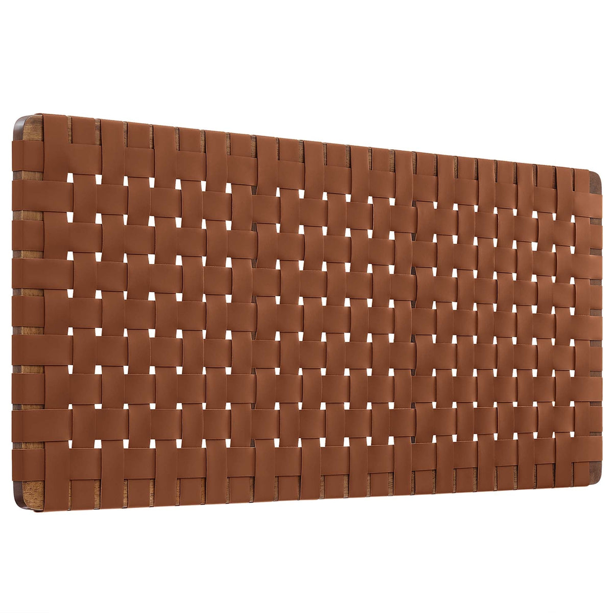 Sparta Weave Vegan Leather Full Headboard by Modway - Natural Beige / Natural Brown / Walnut Black / Walnut Brown (MOD-7122)