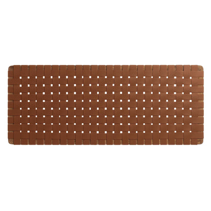 Sparta Weave Vegan Leather Full Headboard by Modway - Natural Beige / Natural Brown / Walnut Black / Walnut Brown (MOD-7122)