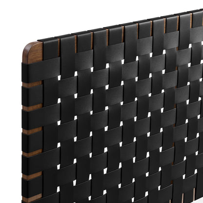 Sparta Vegan Leather Weave Queen Headboard by Modway