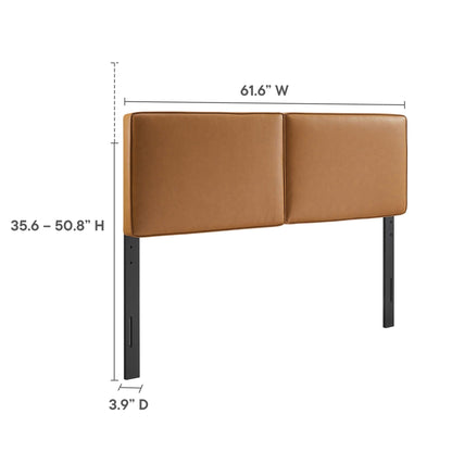 Lindee Vegan Leather Queen Headboard by Modway