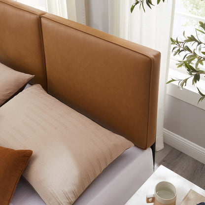 Lindee Vegan Leather King Headboard by Modway