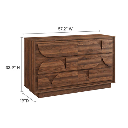 Bulwark 6-Drawer Dresser by Modway