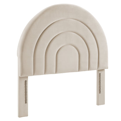 Solana Arched Performance Velvet Twin Headboard by Modway