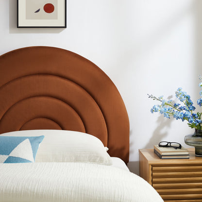 Solana Arched Performance Velvet Twin Headboard by Modway
