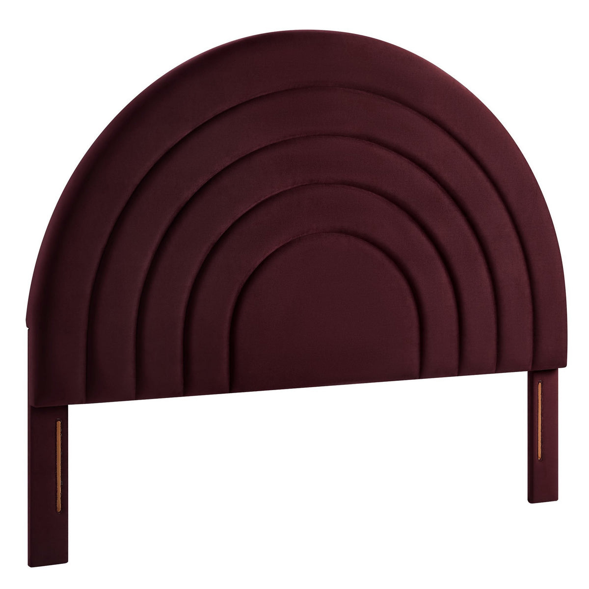Solana Arched Performance Velvet Queen Headboard