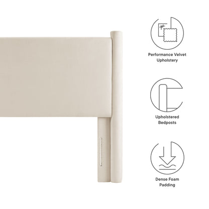 Rael Performance Velvet Twin Headboard by Modway