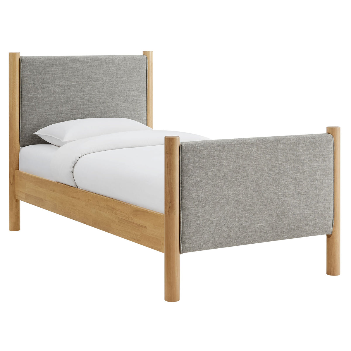 Maven Twin Size Fabric Upholstered Platform Bed by Modway