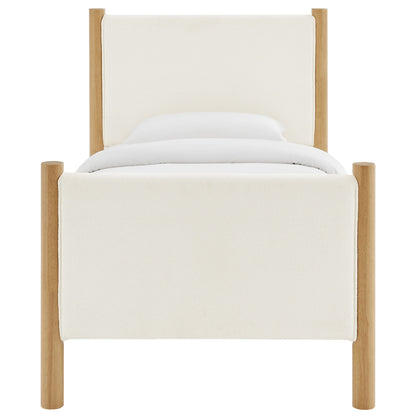 Maven Twin Size Boucle Upholstered Platform Bed by Modway