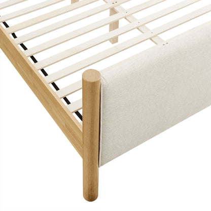 Maven Queen Size Fabric Upholstered Platform Bed by Modway