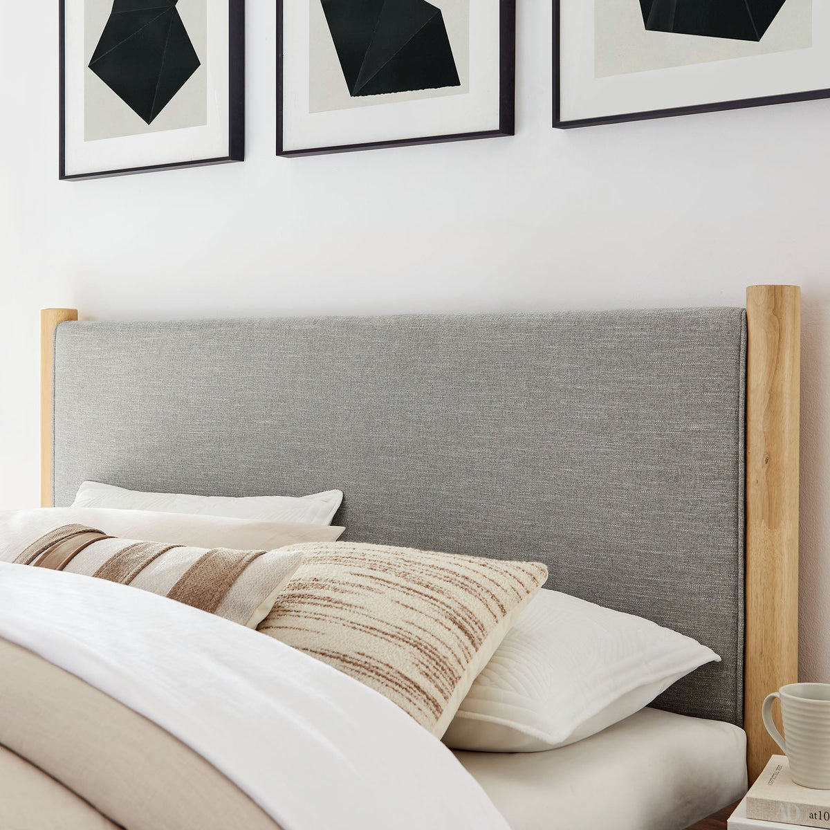 Maven King Size Fabric Upholstered Platform Bed by Modway