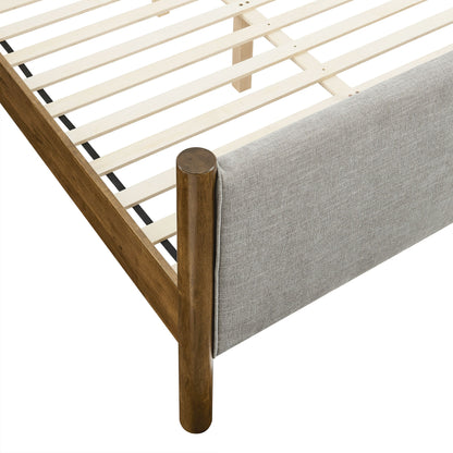 Maven King Size Fabric Upholstered Platform Bed by Modway