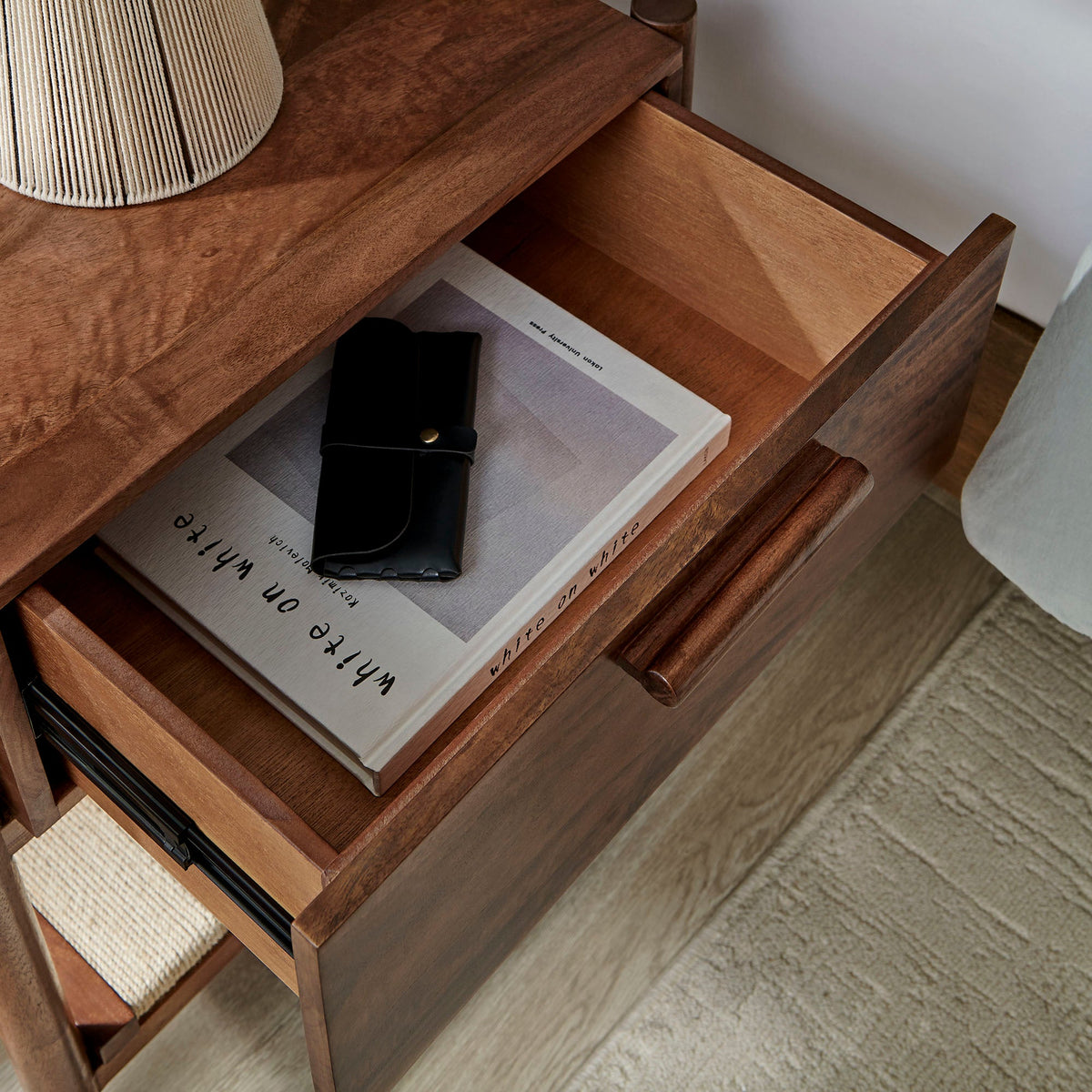 Oswin 1-Drawer Wood Nightstand by Modway
