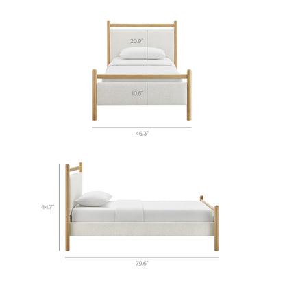 Ginny Twin Size Platform Bed Frame by Modway