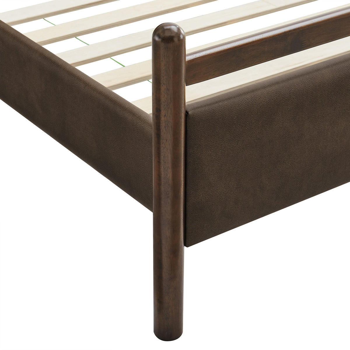 Ginny King Size Vegan Leather Platform Bed Frame by Modway