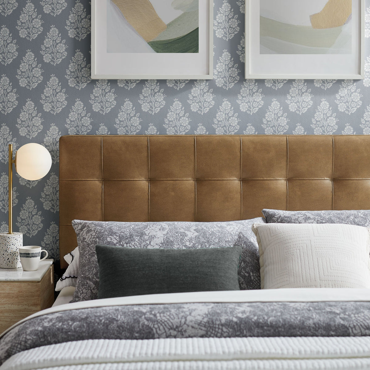 Lily Vegan Leather Full Size Headboard by Modway