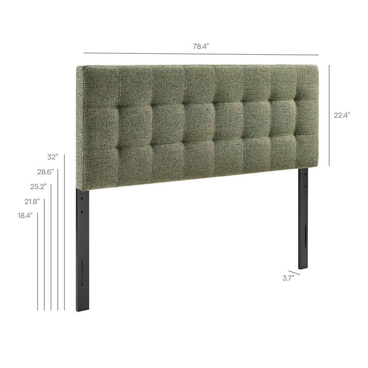 Lily Upholstered King Size Headboard by Modway