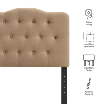 Annabel Premium Linen Blend Twin Headboard by Modway