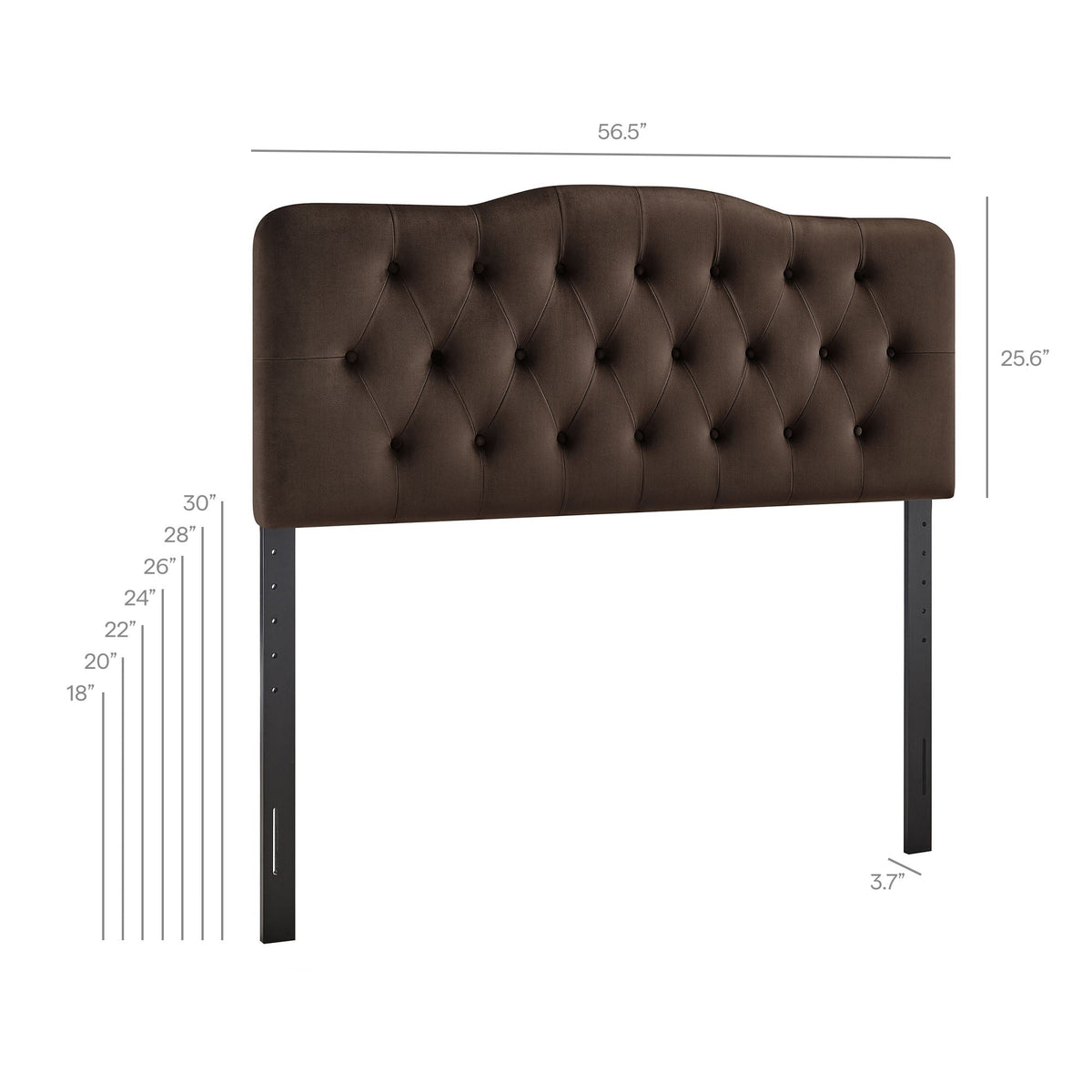 Annabel Stain-Resistant Performance Velvet Full Headboard by Modway