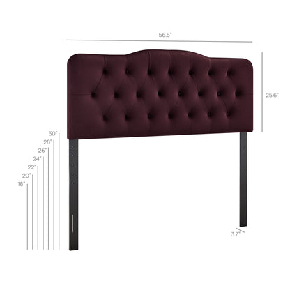 Annabel Stain-Resistant Performance Velvet Full Headboard by Modway