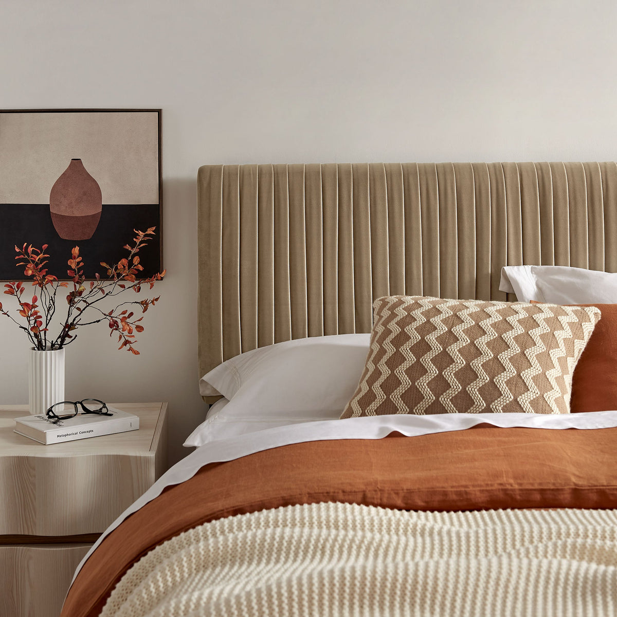 Eloise Stain-Resistant Performance Velvet King Headboard by Modway