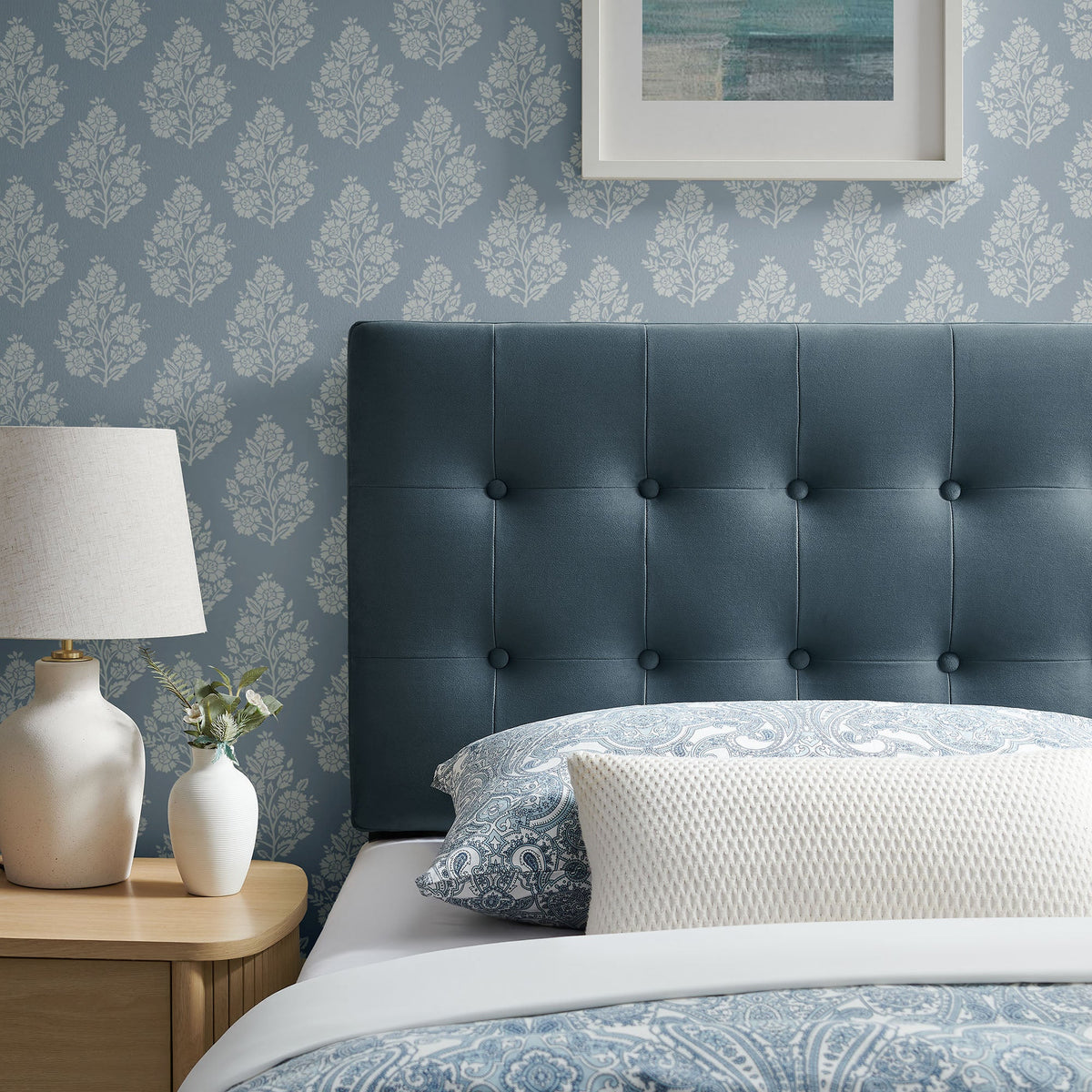 Emily Stain-Resistant Performance Velvet Twin Size Headboard by Modway