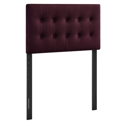 Emily Stain-Resistant Performance Velvet Twin Size Headboard by Modway
