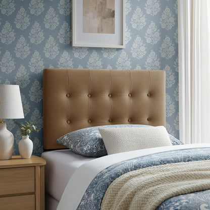 Emily Stain-Resistant Performance Velvet Twin Size Headboard by Modway