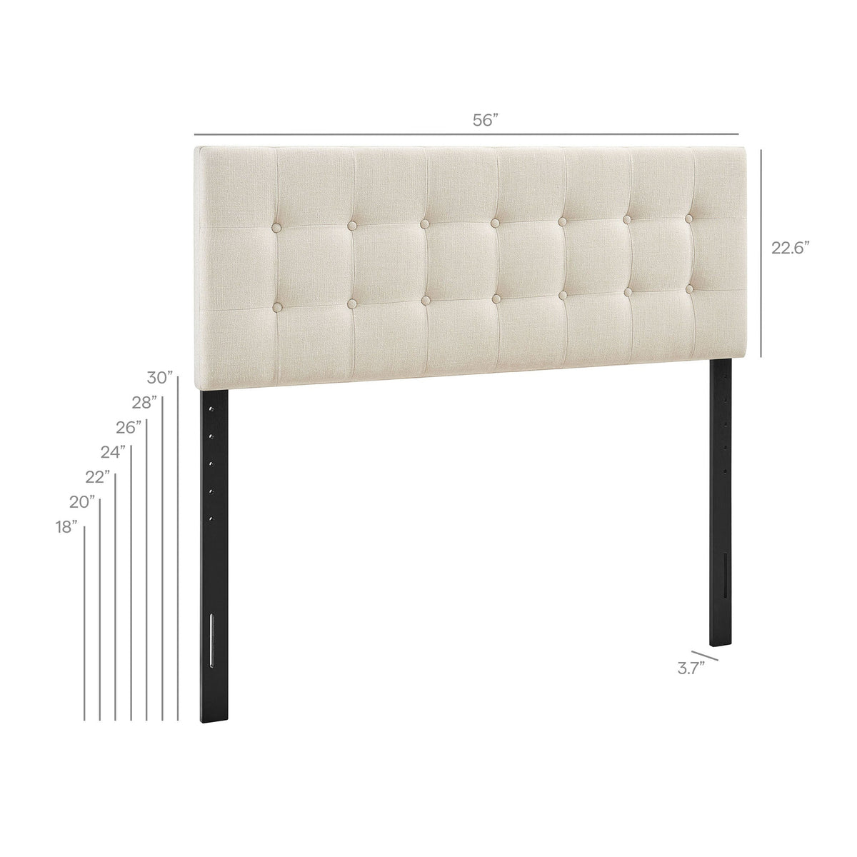 Emily Fabric Upholstered Full Size Headboard by Modway