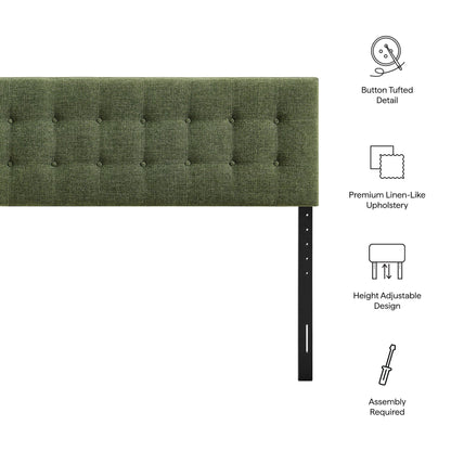 Emily Fabric Upholstered Queen Size Headboard by Modway