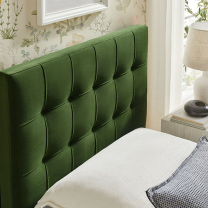 Lily Stain-Resistant Performance Velvet Twin Size Headboard by Modway
